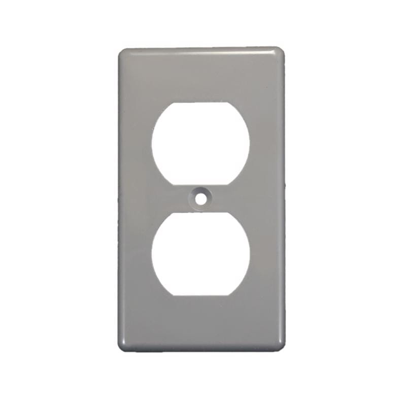 Cantex EZSL-DPLX EZ Box Rectangle Thermoplastic 1 gang 4.29 in. H X 2.36 in. W Duplex Box Cover