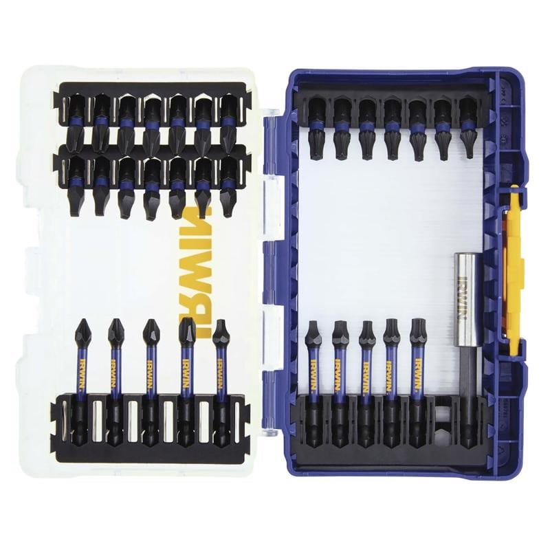 Irwin IWAF1332 Impact Performance Series Assorted 1 in. L Impact Fastener Drive Set Steel 32 pc