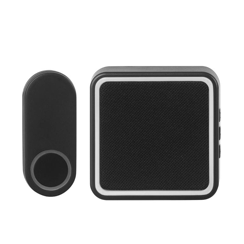 Heath Zenith 18000151 Heath Zenith Black Plastic Wireless Door Chime Kit