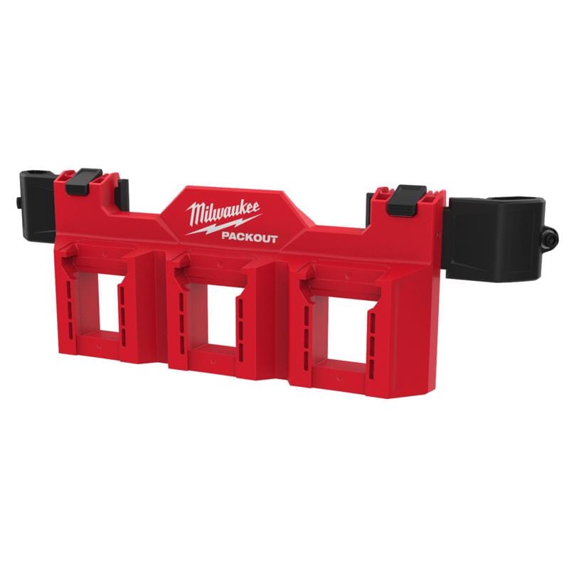 Milwaukee 48-22-8603 Packout 1.7 in. W X 2 in. H Tool Box Attachment M18 Battery Rack Black/Red
