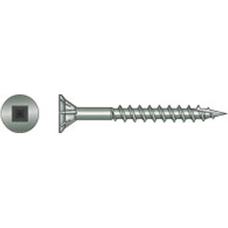 Simpson Strong-Tie CB3BLGHL158S No. 9 X 1-5/8 in. L Square Galvanized Coarse Cement Board Screws 1500 pk