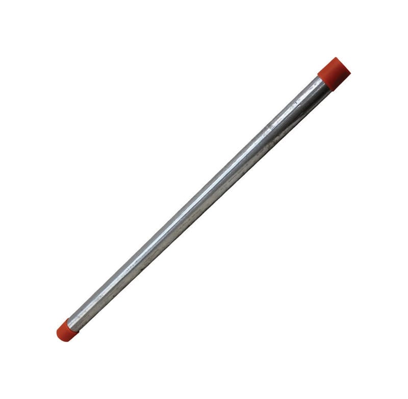 B&K 563-720AH Mueller 1/2 in. D X 72 in. L Galvanized Steel Pre-Cut Pipe
