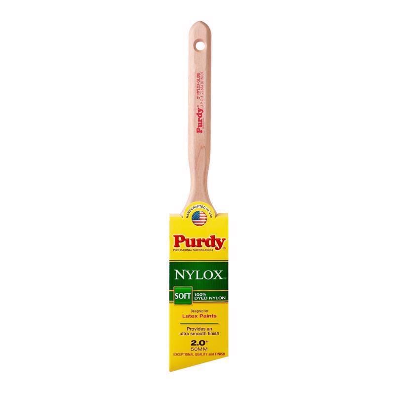 Purdy 144152220 Nylox Glide 2 in. Soft Angle Trim Paint Brush