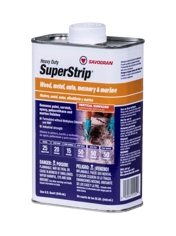 Savogran 1252 Super Strip Paint and Varnish Remover 1 qt