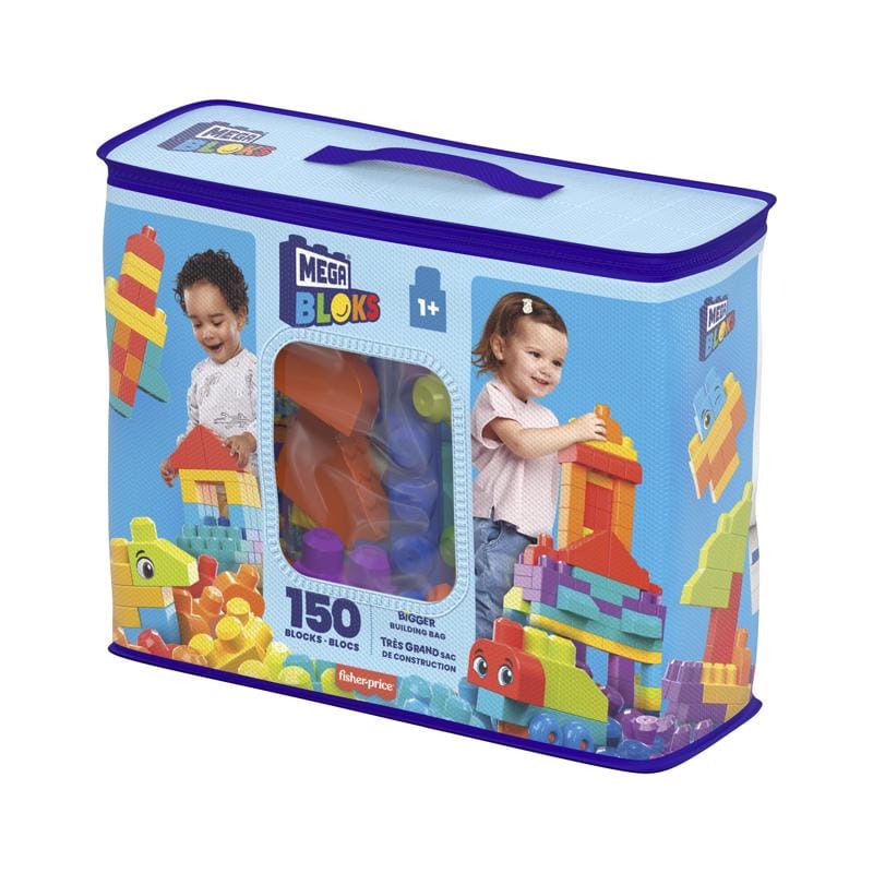Mega Bloks HHM96 Bigger Building Blocks Multicolored 150 pc