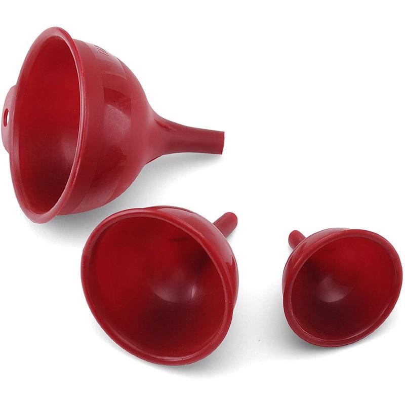 Farberware 5215731 Red Plastic Funnel Set