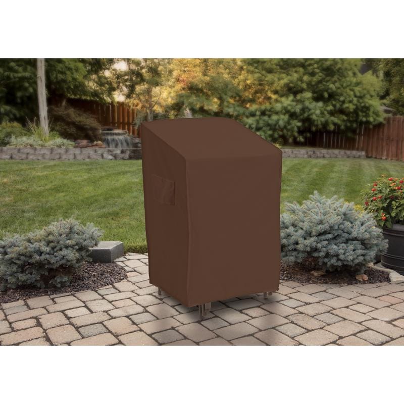 Living Accents 07839ACE Stacked Polyester Chair Cover