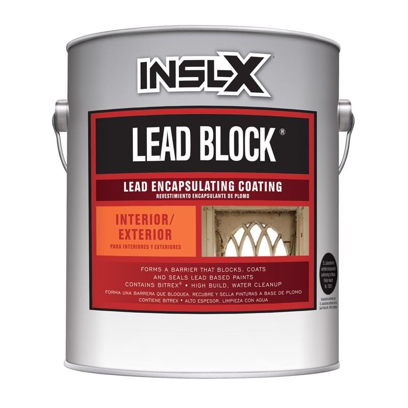 Insl-X EC3210099-01 Lead Block Eggshell White Water-Based Acrylic Lead Encapsulating Coating 1 gal