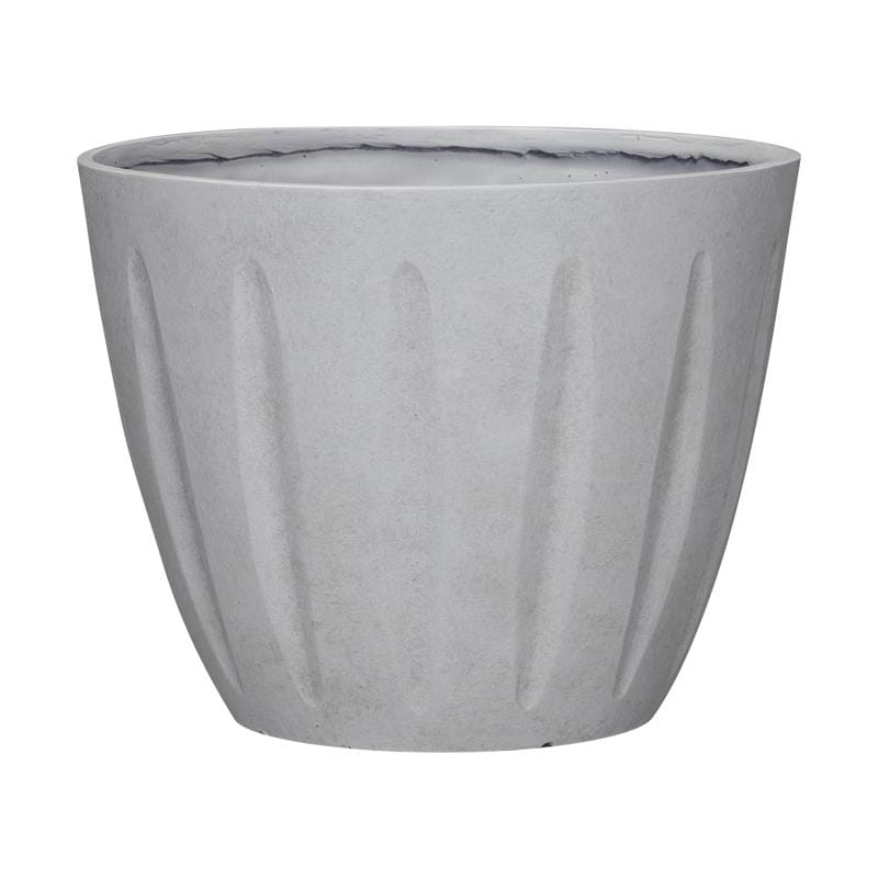 L&G PVI8012TWI 10 in. H X 12 in. D Polyresin Spritzer Planter Stone