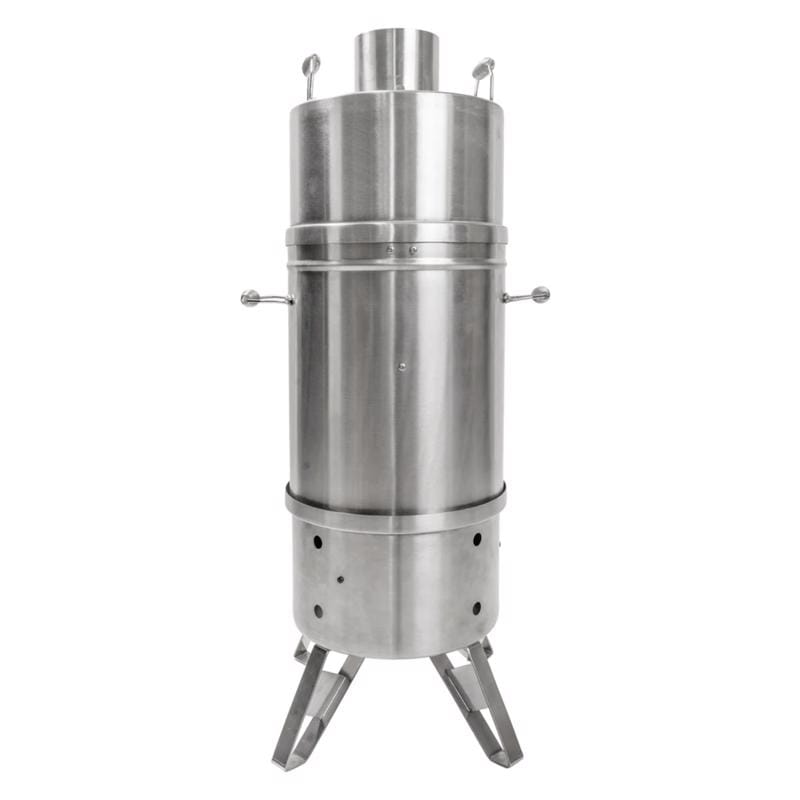 Orion Cooker OC3.0 Charcoal Vertical Outdoor Convection Cooker Silver