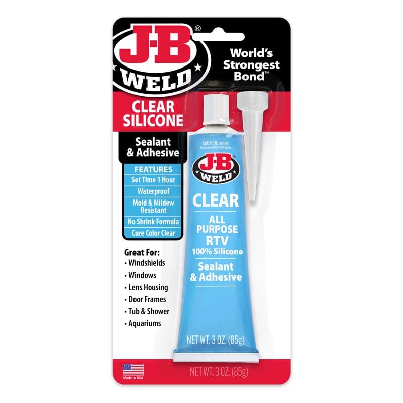 J-B Weld 31310 High Strength Silicone Adhesive Sealant Gel 3 oz