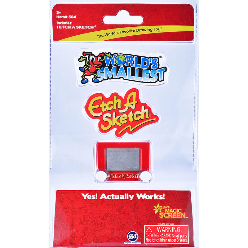 Super Impulse 504 World's Smallest Etch A Sketch Red/White