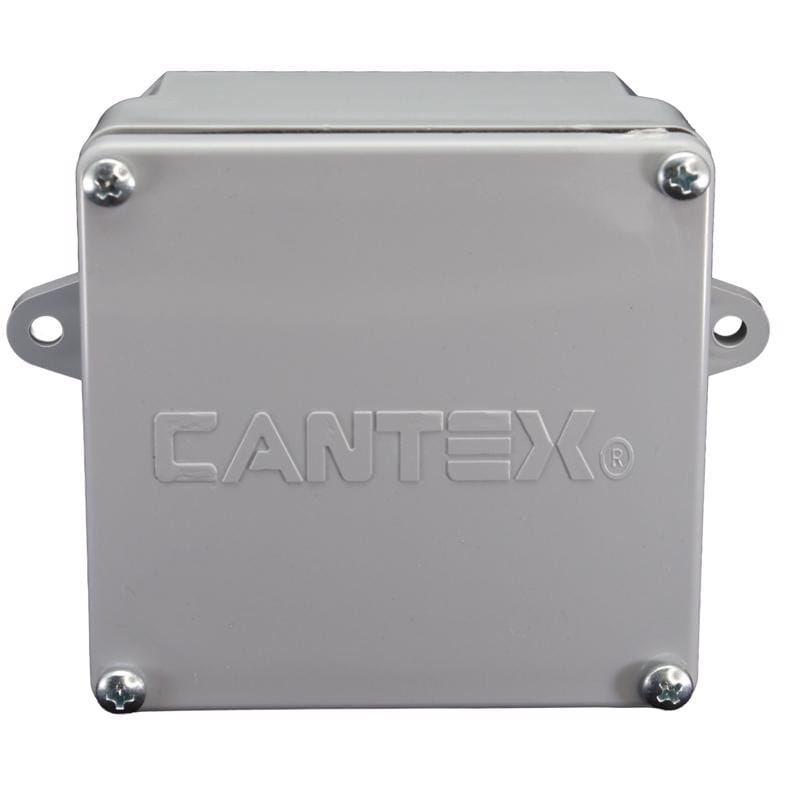Cantex 5133705U Square PVC Junction Box
