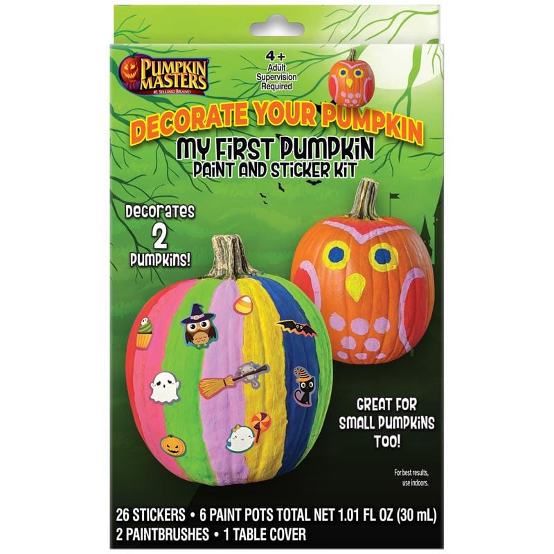 Pumpkin Masters 38596 My First Pumpkin Paint and Sticker Carving & Decorating Kit 1 pk