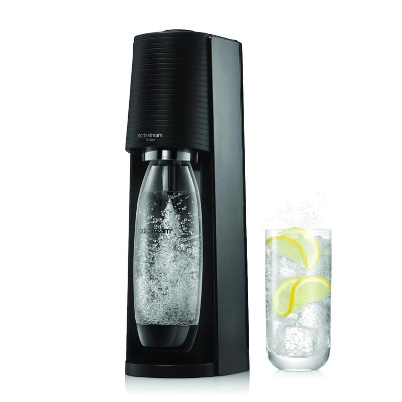 Sodastream 1012811011 Terra Machine Starter Kit Black 1 L Soda Maker