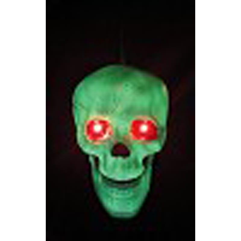 Seasons W82463 Crazy Bones 6 in. Prelit Skull Halloween Decor