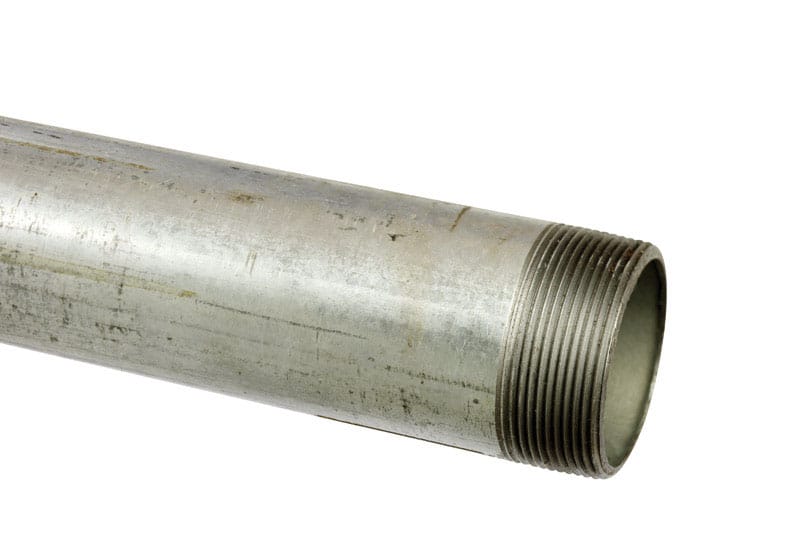 B&K 568-600AH Mueller 2 in. D X 60 in. L Galvanized Steel Pre-Cut Pipe