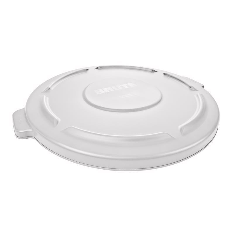 Rubbermaid Commercial Products FG260900WHT Rubbermaid Brute Polyethlene 10 gal Garbage Can Lid