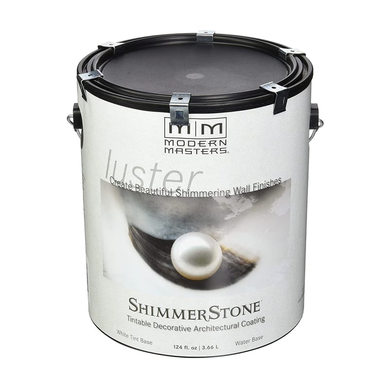 Modern Masters SS1001GAL Shimmer Stone Tintable Water-Based Decorative Architectural Coating 1 gal
