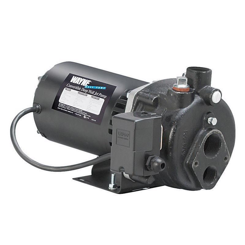 Wayne CWS50 1/2 HP 900 gph Cast Iron Convertible Jet Well Pump