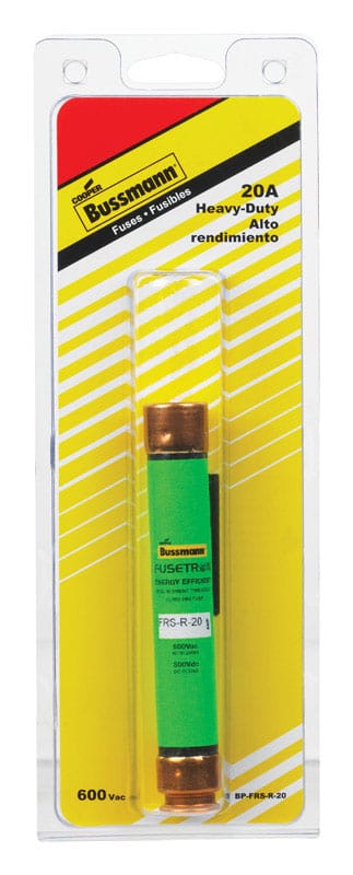 Bussmann BP/FRS-R-20 20 amps Dual Element Time Delay Fuse 1 pk