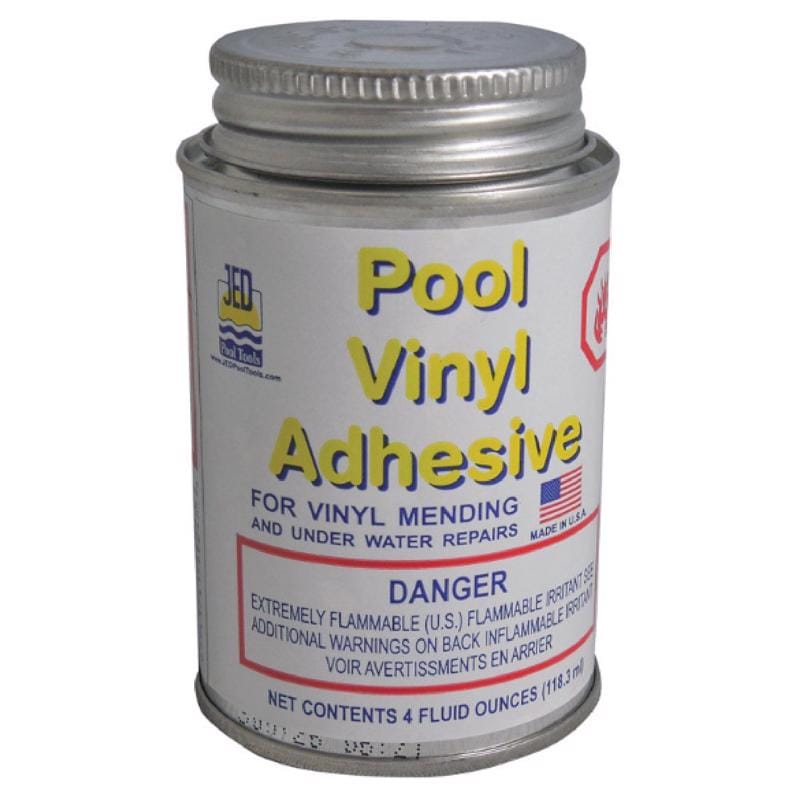 JED Pool Tools 35-245-01 Maximum Strength PVC Clear Adhesive 4 oz