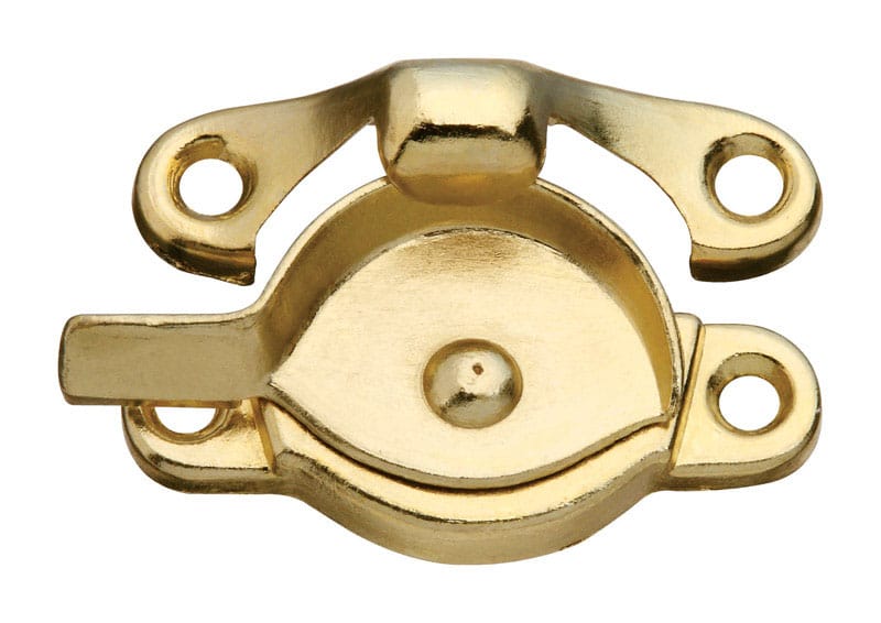 National Hardware N148-684 Brass Gold Die-Cast Zinc Sash Lock 1 pk