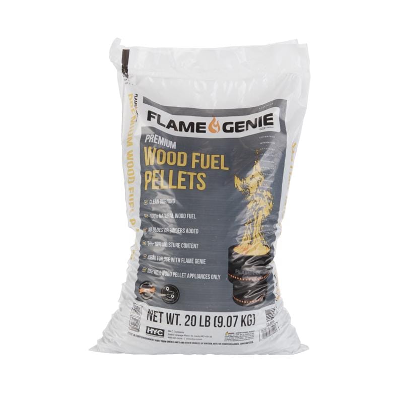 Flame Genie FGP20 Premium Hardwood Wood Pellet Fuel 20 lb