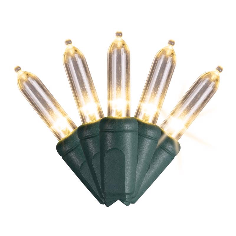 Celebrations 11-09030A Platinum LED T5 Warm White 50 ct String Christmas Lights