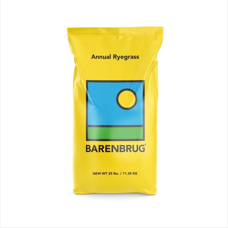 Barenbrug 71698 Annual Ryegrass Partial Shade/Sun Grass Seed 25 lb