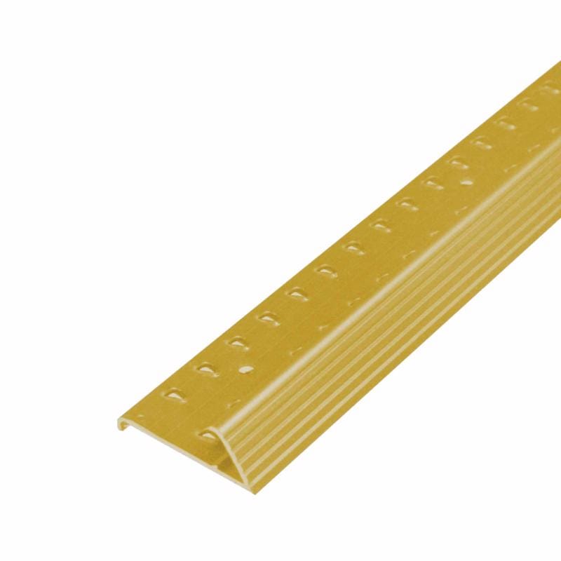 M-D Building Products 79053 0.5 in. H X 1.375 in. W X 36 in. L Satin Brass Aluminum Carpet Gripper