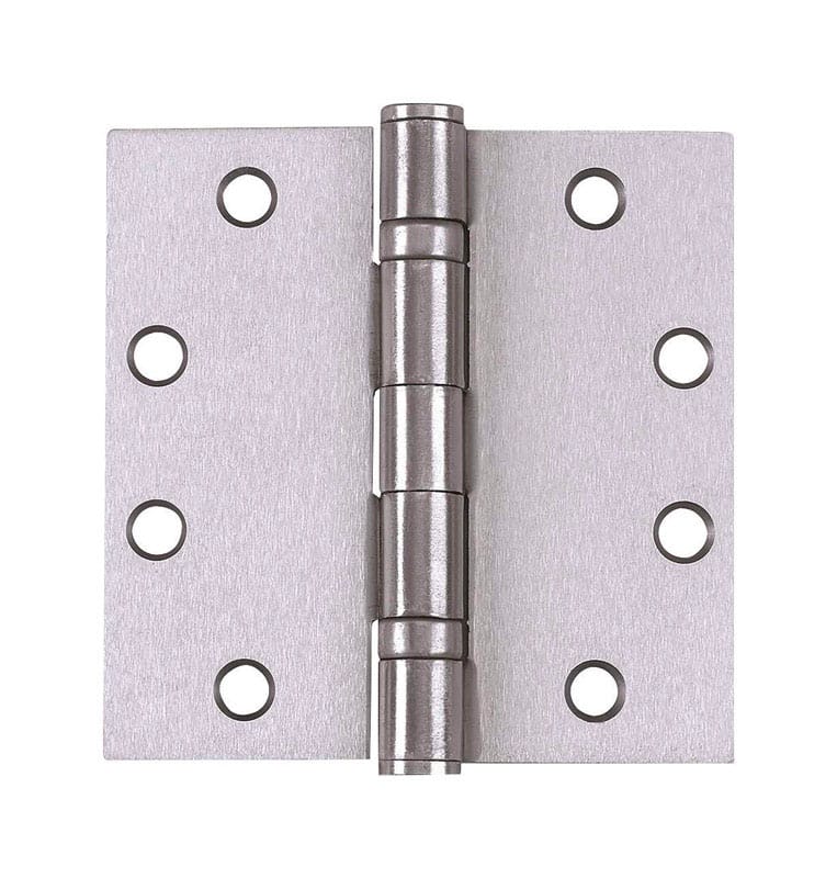 Tell HG100004 4-1/2 in. L Satin Chrome Door Hinge 3 pk