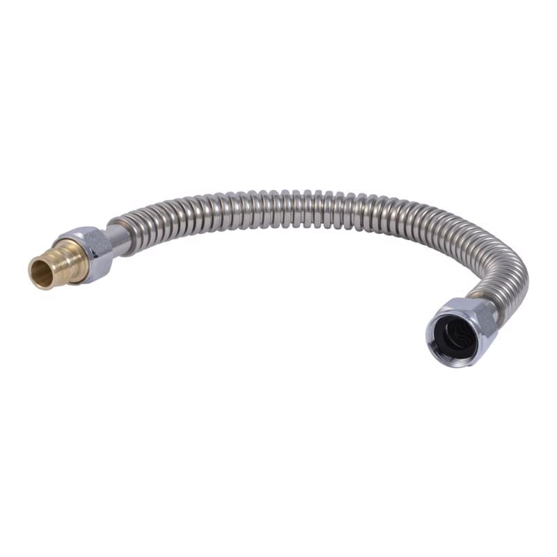 Sharkbite UAB3088FXSS18LF 3/4 in. FIP each X 3/4 in. D FIP 18 in. Stainless Steel Water Heater Supply Connector