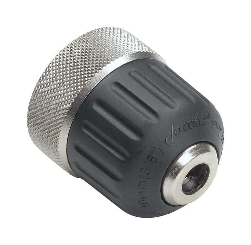 Jacobs 31037 Hand-Tite 3/8 in.-24 in. Keyless Drill Chuck 1/2 in. 3-Flat Shank 1 pc