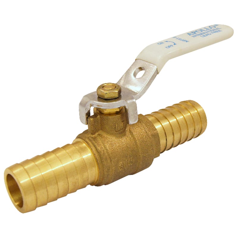 Apollo POLYV34 3/4 in. Brass Compression Irrigation Ball Valve Standard Port Quarter-Turn Lever For Potable