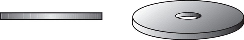 Hillman 290009 Zinc-Plated Steel 3/16 in. Fender Washer 100 pk