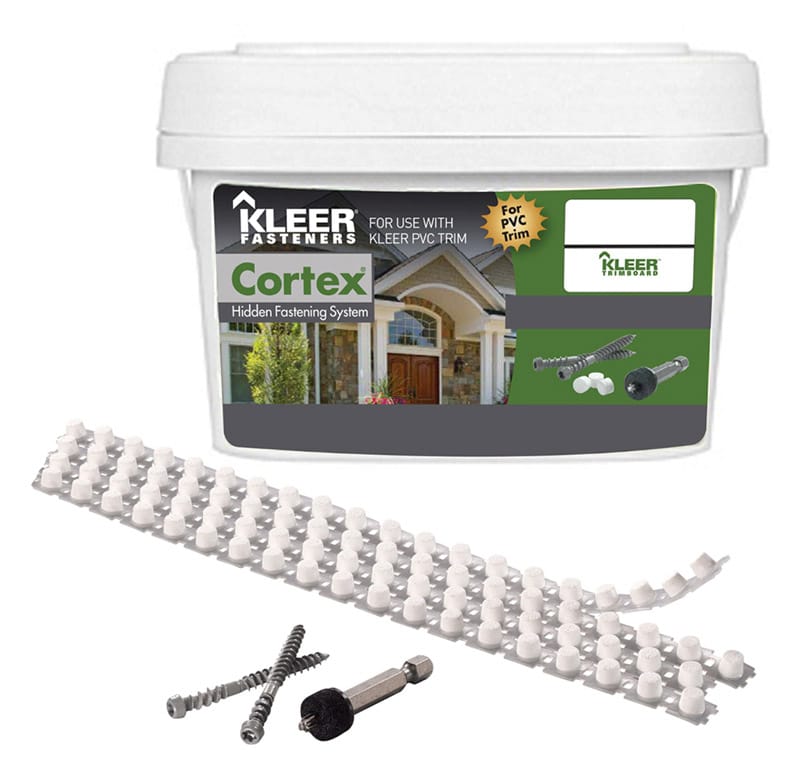 Kleer 6089122 Cortex No. 7 acre X 2.75 in. L Hex Drive Hex Head Self Tapping Trim Screws with Plugs