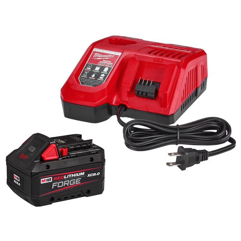 Milwaukee 48-59-1881 M18 BTRY/ CHARGER KIT XC 8 AH