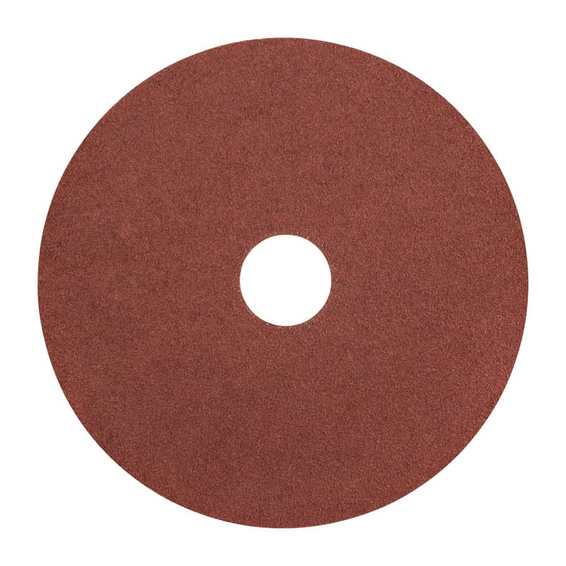 Norton 07660768188 5 in. Aluminum Oxide Center Mount F226/F240 Fiber Disc 80 Grit Coarse 25 pk
