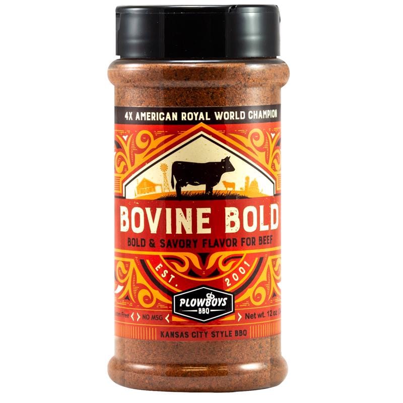Plowboys BBQ PF02025 Bovine Bold Seasoning Rub 12 oz