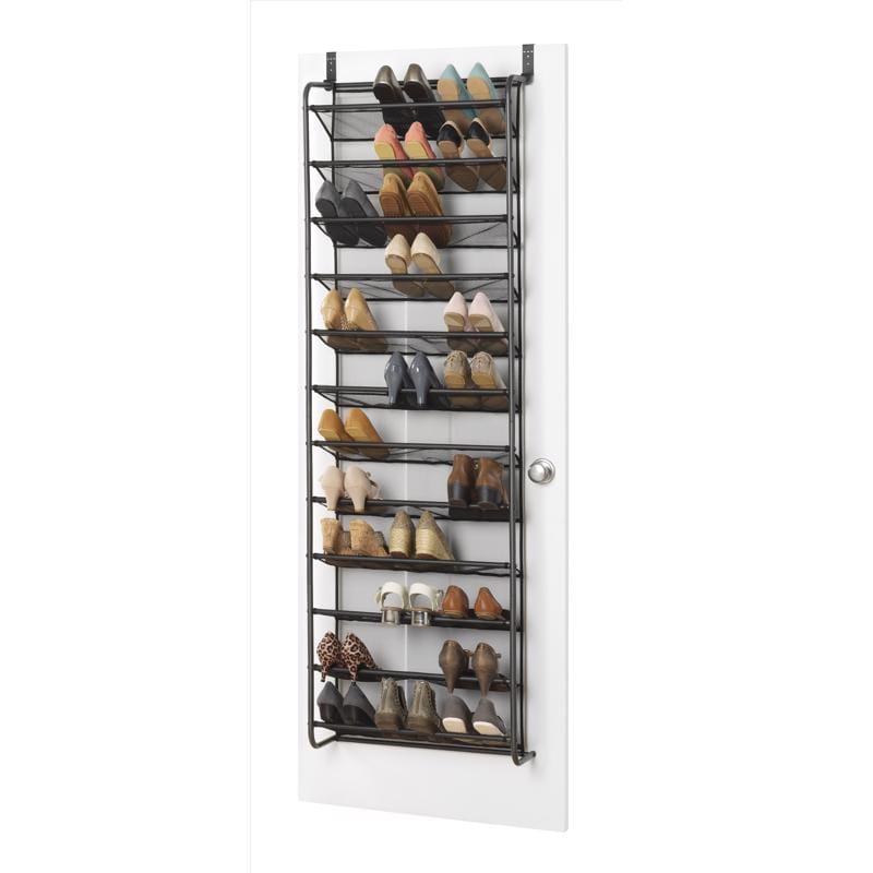 Whitmor 6037-7037-GM 69 in. H X 21.63 in. W X 7.5 in. L Metal Hanging Shoe Organizer