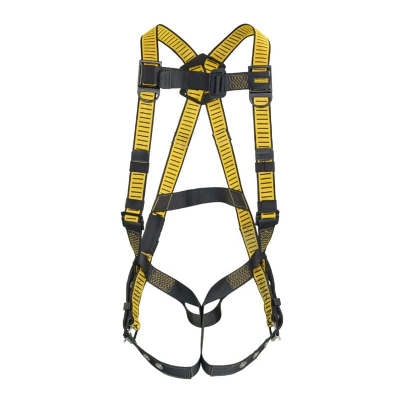 Dewalt DXFP512002 Polyester Tongue Buckle Legs Safety Harness 310 lb. cap. One Size Fits All 1 pc