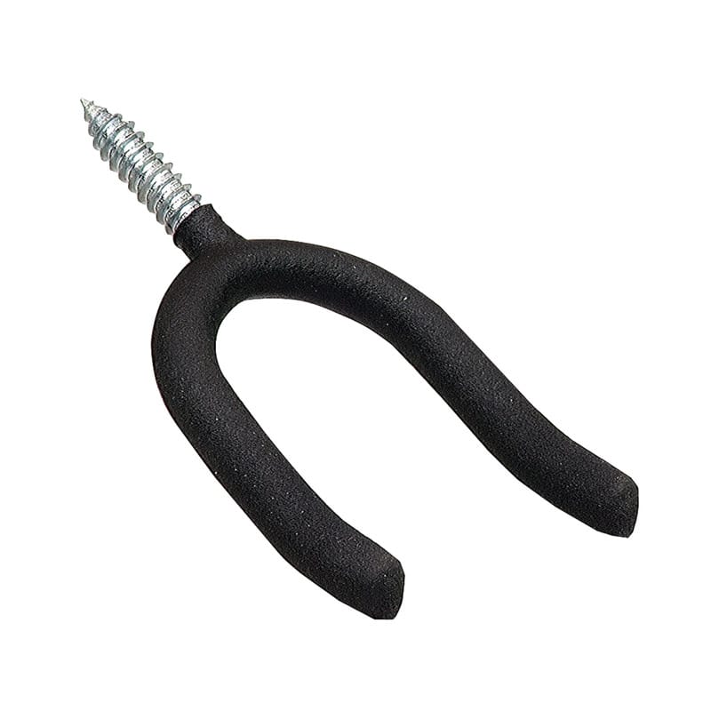 Crawford SH13-25 2.63 in. L Vinyl Coated Black Steel Large Super Tool Hook 50 lb. cap. 1 pk