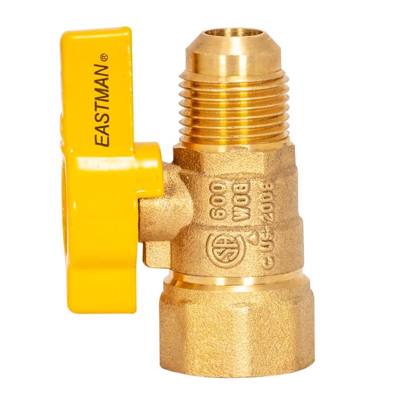 Eastman 60003B Magne Flo 1/2 in. Flare X 1/2 in. FIP Brass Gas Valve