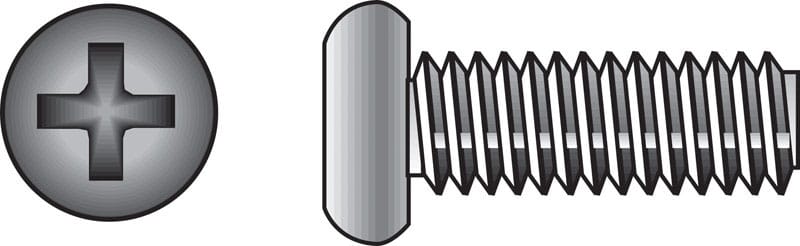 Hillman 0828514 No. 10-24 Ga. X 2 in. L Phillips Flat Head Stainless Steel Machine Screws 100 pk