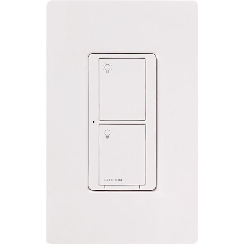 Lutron PD-5ANS-WH-R Caseta 5 amps Single Pole Wireless Smart-Enabled Rocker Switch White 1 pk