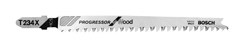 Bosch T234X3 4-1/2 in. High Carbon Steel T-Shank Jig Saw Blade 12 TPI 3 pk
