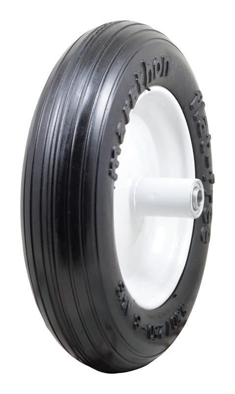 Marathon 00003 8 in. D X 13.3 in. D 300 lb. cap. Centered Wheelbarrow Tire Polyurethane 1 pk