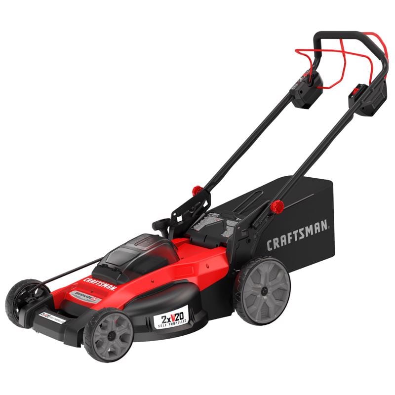 Craftsman CMCMWSP220P2 V20 2x20V CMCMWSP220P2 20 in. Battery Self-Propelled Lawn Mower Kit (Battery & Charger)