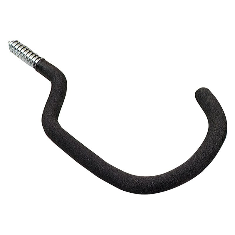 Crawford SH18-25 8.5 in. L Vinyl Coated Black Steel Large Bike Hook Bicycle Hook 40 lb. cap. 1 pk